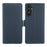 For Samsung Galaxy A24 5G Leather Case Wallet Stand TPU + PU Skin-touch Cover - Blue - 1