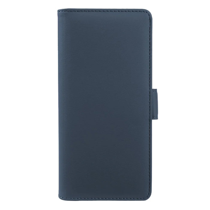 For Samsung Galaxy A24 5G Leather Case Wallet Stand TPU + PU Skin-touch Cover - Blue - 6