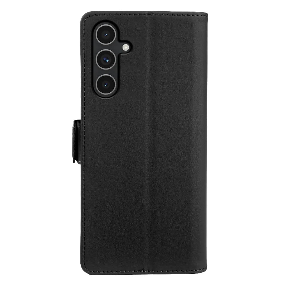For Samsung Galaxy A34 5G Leather Case Wallet Stand TPU + PU Skin-touch Cover - Black - 7