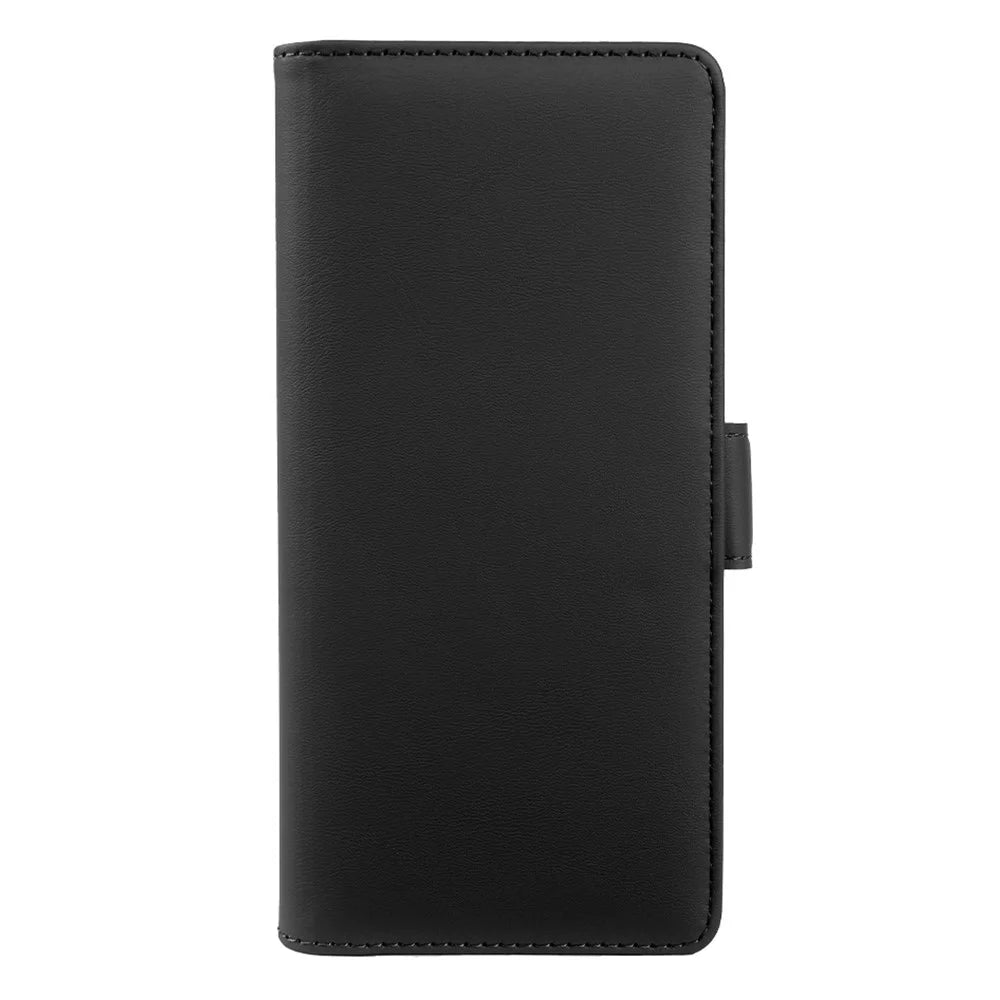 For Samsung Galaxy S23 Ultra Leather Case Wallet Stand TPU + PU Skin-touch Cover - Black - 6