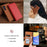 For Samsung Galaxy A15 4G Leather Case Wallet Stand TPU + PU Skin-touch Cover - Brown - 7