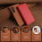 For Samsung Galaxy A35 5G Leather Case Wallet Stand TPU + PU Skin-touch Cover - Blue - 4