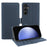 For Samsung Galaxy S23 FE Leather Case Wallet Stand TPU + PU Skin-touch Cover - Blue - 1
