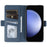 For Samsung Galaxy S23 FE Leather Case Wallet Stand TPU + PU Skin-touch Cover - Blue - 2