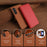 For Samsung Galaxy S23 FE Leather Case Wallet Stand TPU + PU Skin-touch Cover - Blue - 4