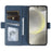 For Samsung Galaxy S24+ Leather Case Wallet Stand TPU + PU Skin-touch Cover - Blue - 2