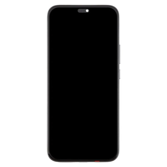 For Honor 400 Lite 5G OEM Grade S AMOLED Screen and Digitizer Assembly + Frame (without Logo) - Black - 2