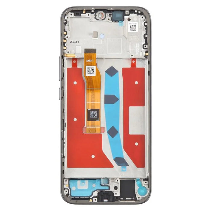 For Honor 400 Lite 5G OEM Grade S AMOLED Screen and Digitizer Assembly + Frame (without Logo) - Black - 3