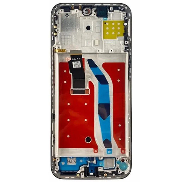 For Honor X8c 4G OEM Grade S AMOLED Screen and Digitizer Assembly + Frame (without Logo) - Black - 3