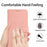 For Samsung Galaxy A36 5G Wallet Case Litchi Texture Leather Flip Cover with Card Slots and Hand Strap - Pink - 6