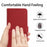 For iPhone 16 Wallet Case Litchi Texture Leather Flip Cover with Card Slots and Hand Strap - Red - 6