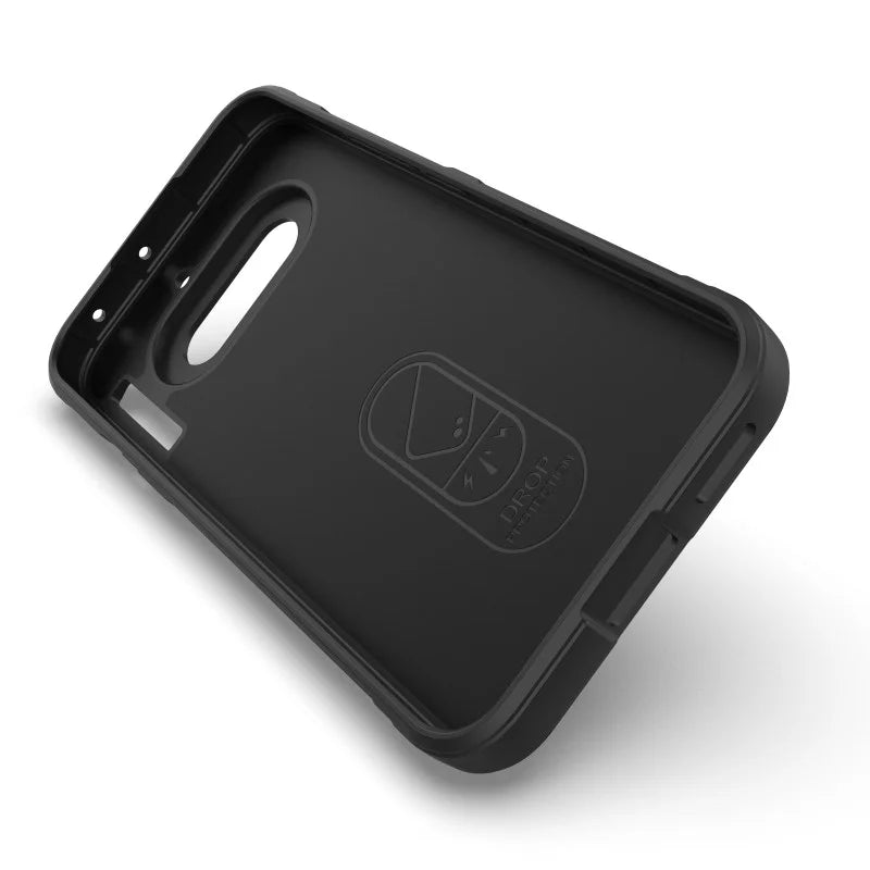 WANLONFENG For Nothing Phone (4a) TPU Case HD Series Anti Slip Phone Cover with Tempered Glass - Black - 3