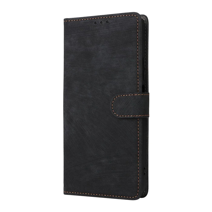 For Realme Note 80 4G Case Wallet RFID Blocking PU Leather Phone Cover Stand with Strap - Black - 7