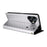 For Realme Note 80 4G Case Wallet Rhombus Imprinted PU Leather Phone Cover - Silver - 4