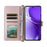 For Realme P4 Power 5G Leather Case Stand Wallet Phone Cover with Shoulder  /  Wrist Strap - Pink - 2