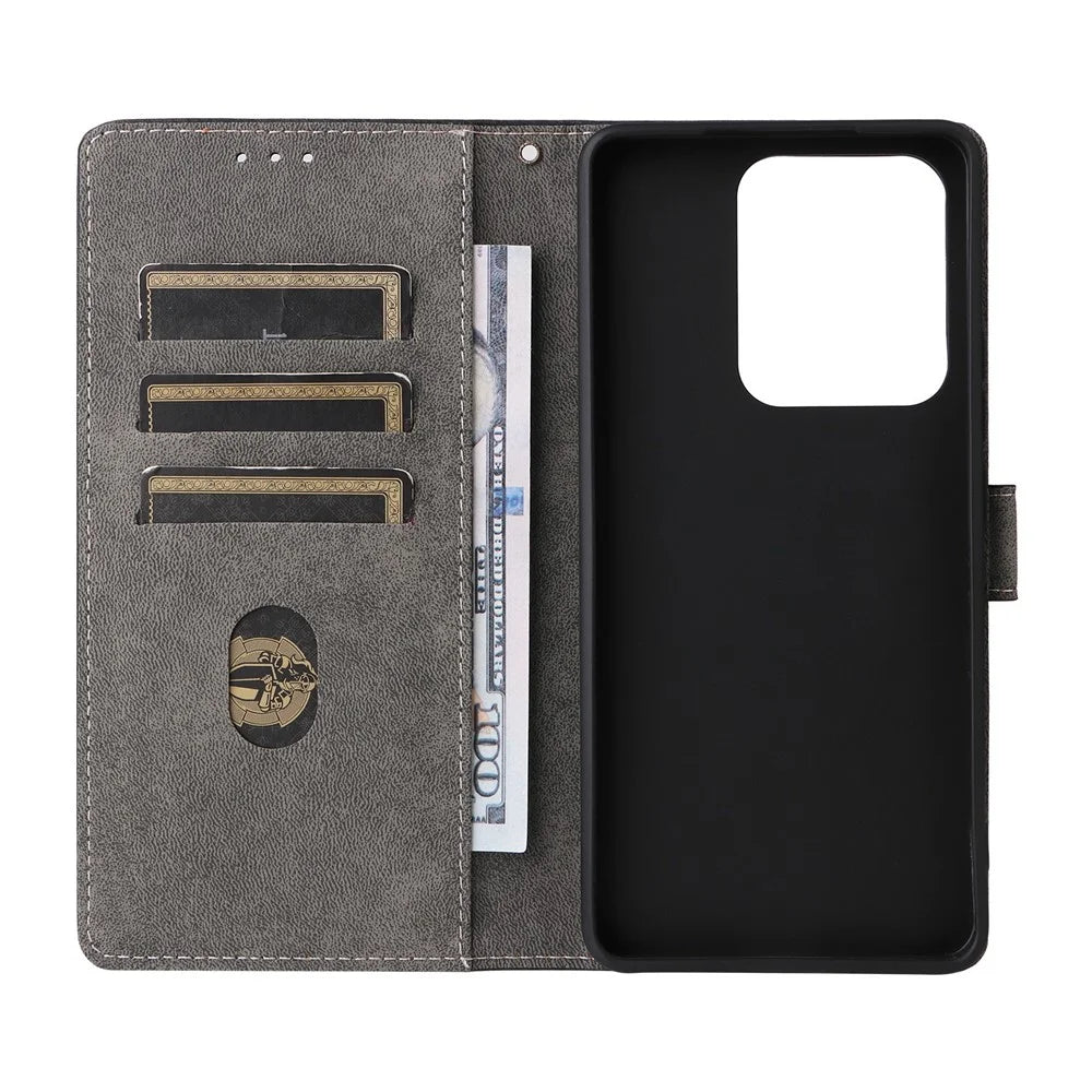 For Realme P4 Power 5G Case Wallet RFID Blocking PU Leather Phone Cover Stand with Strap - Black - 3