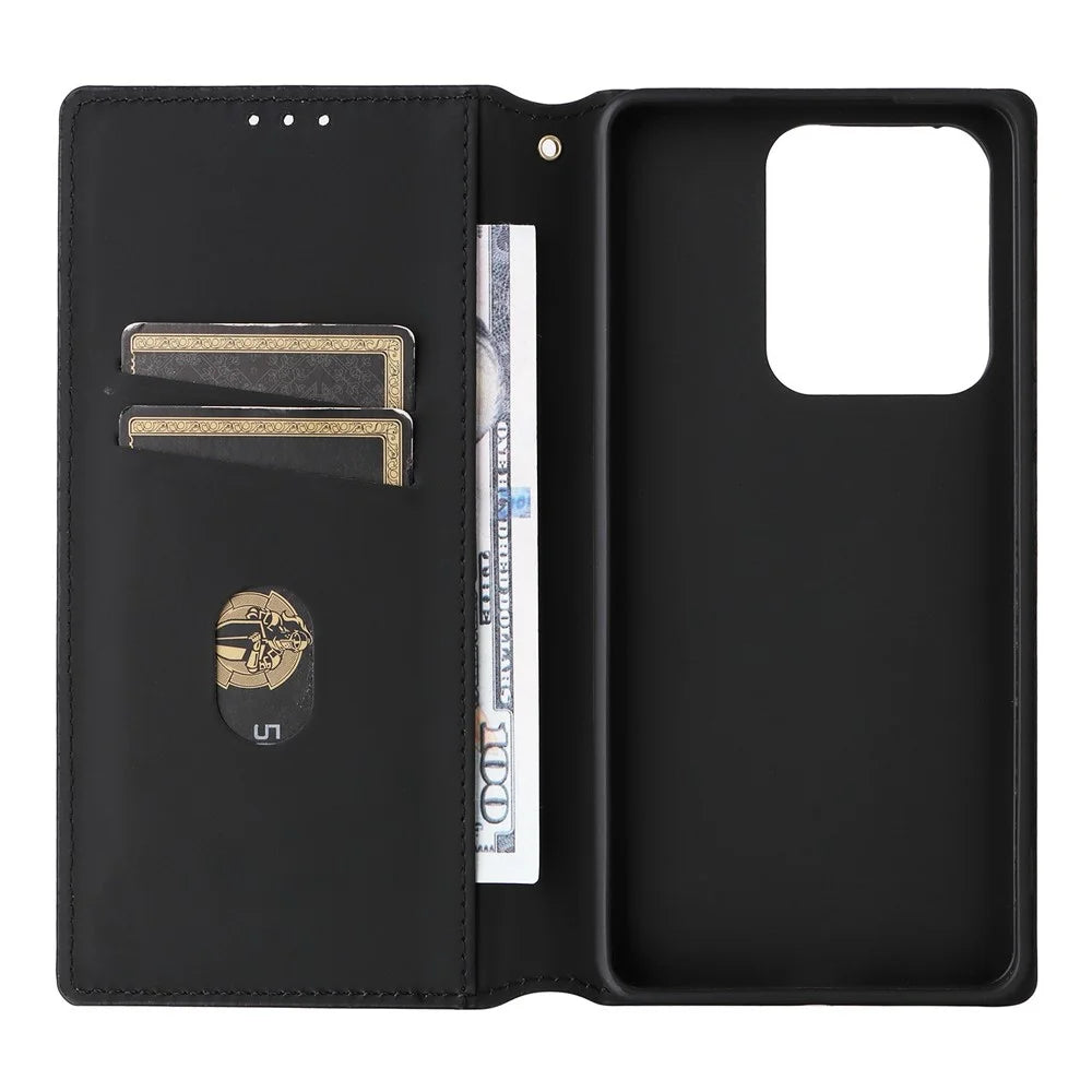 For Realme P4 Power 5G Case Wallet Rhombus Imprinted PU Leather Phone Cover - Silver - 5