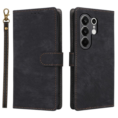 For TECNO Camon 50 Pro 4G / Camon 50 Pro 5G / Camon 50 Ultra 5G Case Wallet RFID Blocking PU Leather Phone Cover Stand with Strap - Black - 1