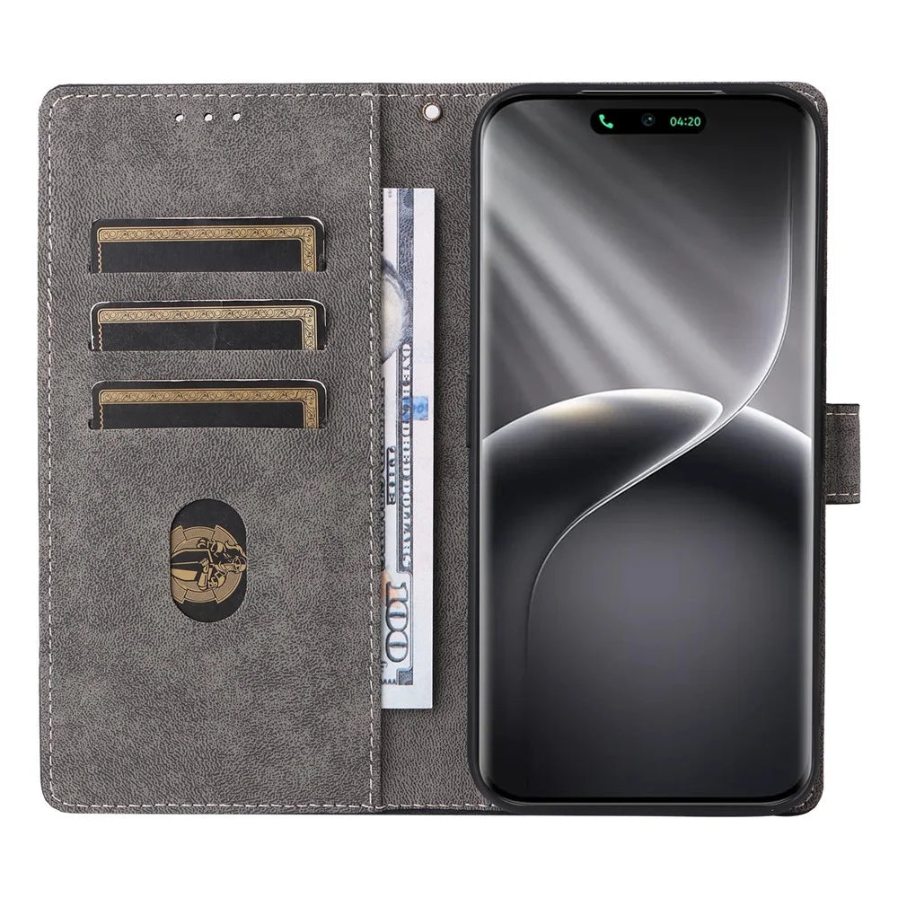 For TECNO Camon 50 Pro 4G / Camon 50 Pro 5G / Camon 50 Ultra 5G Case Wallet RFID Blocking PU Leather Phone Cover Stand with Strap - Black - 2