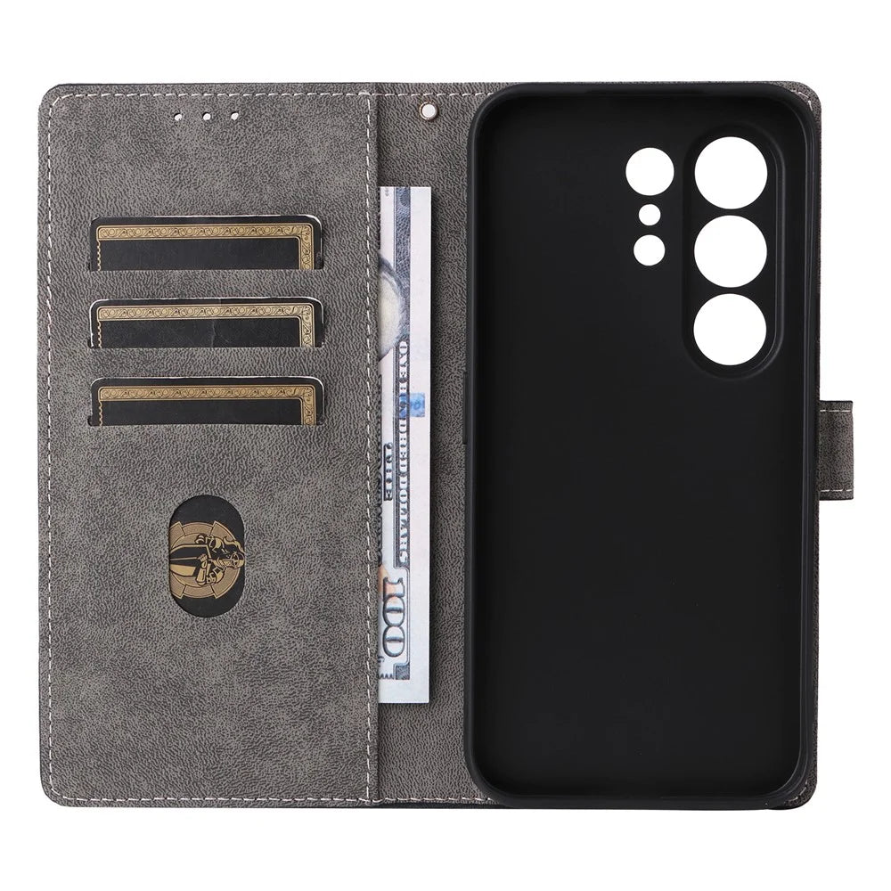 For TECNO Camon 50 Pro 4G / Camon 50 Pro 5G / Camon 50 Ultra 5G Case Wallet RFID Blocking PU Leather Phone Cover Stand with Strap - Black - 5
