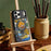 CASEKOO for iPhone 18 Pro Max / 17 Pro Max Magnetic Case Constellation Pattern Ring Kickstand Shockproof PC + TPU Phone Cover - Artist - 3