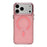 For iPhone 18 Pro Max / 17 Pro Max Magnetic Case Ripple Pattern Clear Acrylic PC Protective Cover Compatible with MagSafe - Pink - 2