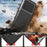 LOVE MEI For Samsung Galaxy S26+ Case Metal + Silicone Full Body Phone Cover with Tempered Glass Film - Black - 2