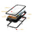 LOVE MEI For Samsung Galaxy S26+ Case Metal + Silicone Full Body Phone Cover with Tempered Glass Film - Black - 7