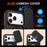 For iPhone 17 Pro Max Magnetic Case Ring Kickstand Slide Camera Cover TPU PC Hybrid Phone Shell - Black - 4