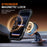 For iPhone 17 Pro Max Magnetic Case Ring Kickstand Slide Camera Cover TPU PC Hybrid Phone Shell - Black - 5