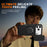 For iPhone 17 Pro Max Magnetic Case Ring Kickstand Slide Camera Cover TPU PC Hybrid Phone Shell - Black - 6