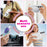 For Samsung Galaxy S24 FE Magnetic Case Skin Touch TPU + PC 2.0mm Thickness Anti-drop Phone Cover - White - 3