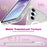 For Samsung Galaxy S24 FE Magnetic Case Skin Touch TPU + PC 2.0mm Thickness Anti-drop Phone Cover - White - 5