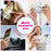 For iPhone 17 Pro Max Magnetic Case Skin Touch TPU + PC 2.0mm Thickness Anti-drop Phone Cover - White - 3