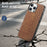 For iPhone 16 Pro / iPhone 16 Pro Max Magnetic Phone Case with Grid Pattern Protective PU Leather + PC Cover - Brown - 5