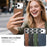 For iPhone 17 Pro Max Magnetic Phone Case with Grid Pattern Protective PU Leather + PC Cover - Brown - 7