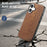 For iPhone 17 Magnetic Phone Case with Grid Pattern Protective PU Leather + PC Cover - Brown - 7