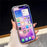 For iPhone 18 Pro Max / 17 Pro Max Case Rhinestone Aurora Butterfly Bow Glitter TPU + PC IMD Phone Cover - Glitter Light Green - 4