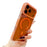 For iPhone 17 Pro Magnetic Case Clear PC TPU TPE Shockproof Cover Compatible with MagSafe - Orange - 1