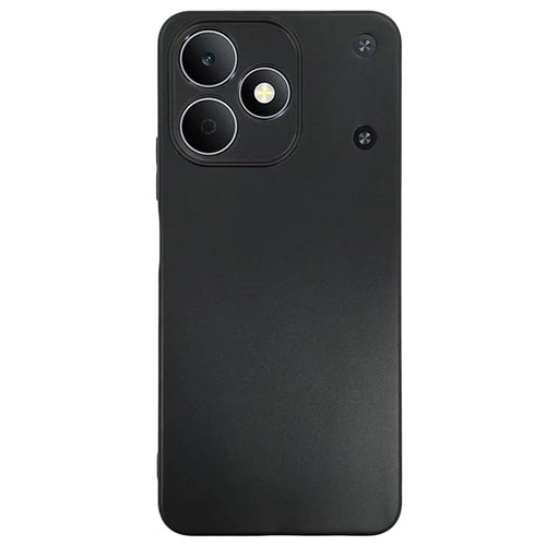 25Pcs For Realme Note 80 4G Phone Case 1.2mm TPU Matte Phone Cover - Black - 1