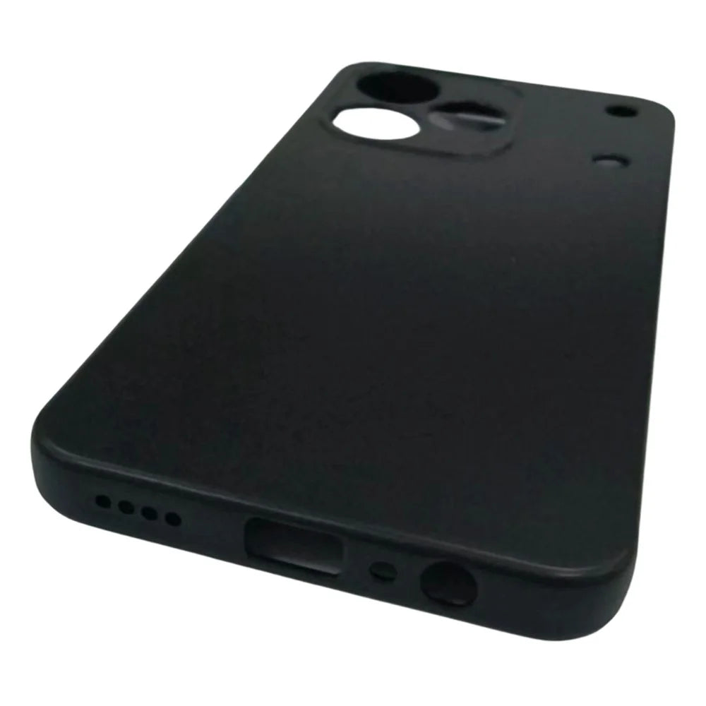 25Pcs For Realme Note 80 4G Phone Case 1.2mm TPU Matte Phone Cover - Black - 3