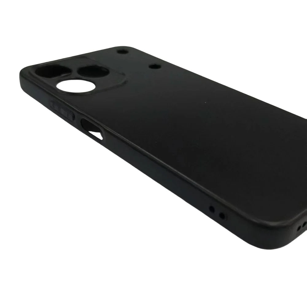 25Pcs For Realme Note 80 4G Phone Case 1.2mm TPU Matte Phone Cover - Black - 6