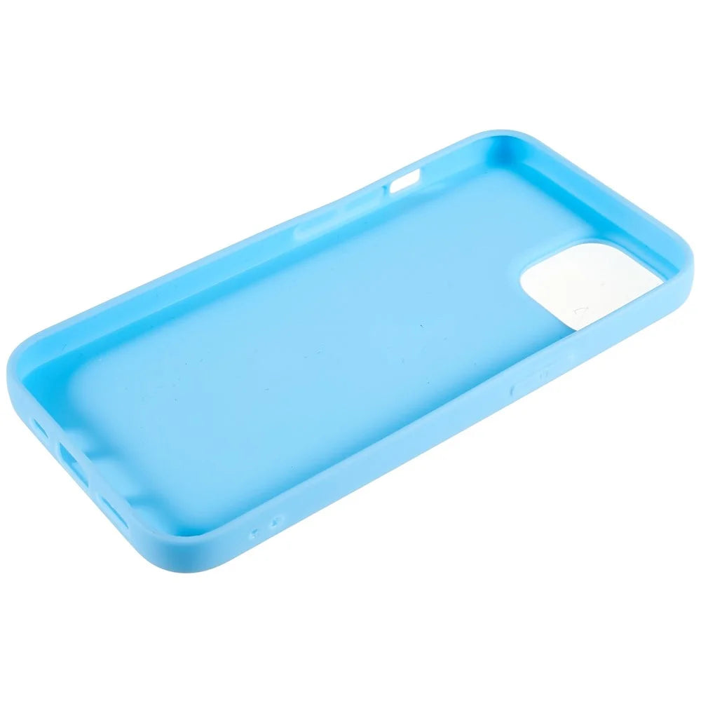 Phone Cover for iPhone 14 Plus Fingerprint Free Matte Protective TPU Phone Cover - Baby Blue - 6