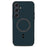 For Samsung Galaxy S25+ Case Triangle Texture PU Leather Shockproof Ultra Thin Cover - Blue - 1