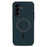 Case For Samsung Galaxy A56 5G  /  A36 5G Triangle Texture PU Leather Shockproof Ultra Thin Cover - Blue - 1