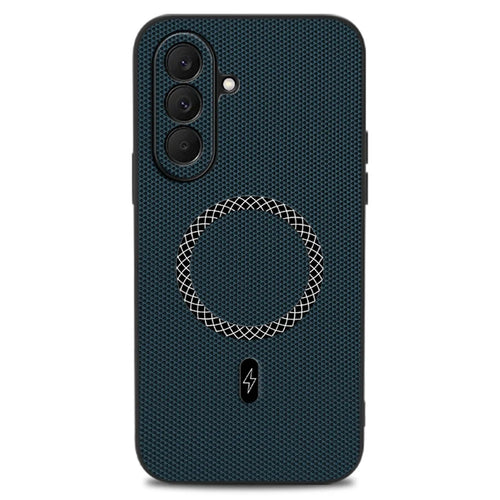 Case For Samsung Galaxy A18 5G / A18 4G / A17 5G / A17 4G / A26 5G Triangle Texture PU Leather Shockproof Ultra Thin Cover - Blue - 1