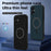 For Samsung Galaxy A08 5G / A08 4G / A07 5G Case Triangle Texture PU Leather Shockproof Ultra Thin Cover - Blue - 7