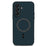 For Samsung Galaxy A57 5G Case Triangle Texture PU Leather Shockproof Ultra Thin Cover - Blue - 1