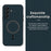 For Samsung Galaxy A57 5G Case Triangle Texture PU Leather Shockproof Ultra Thin Cover - Blue - 2
