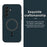 For Samsung Galaxy A37 5G Case Triangle Texture PU Leather Shockproof Ultra Thin Cover - Blue - 2